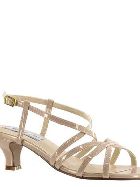 TOUCH UPS NUDE STRAPPY SANDAL SIZE 6.5
